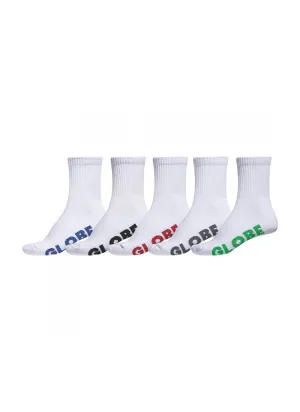 Globe Stealth Crew Socks 5 Pack