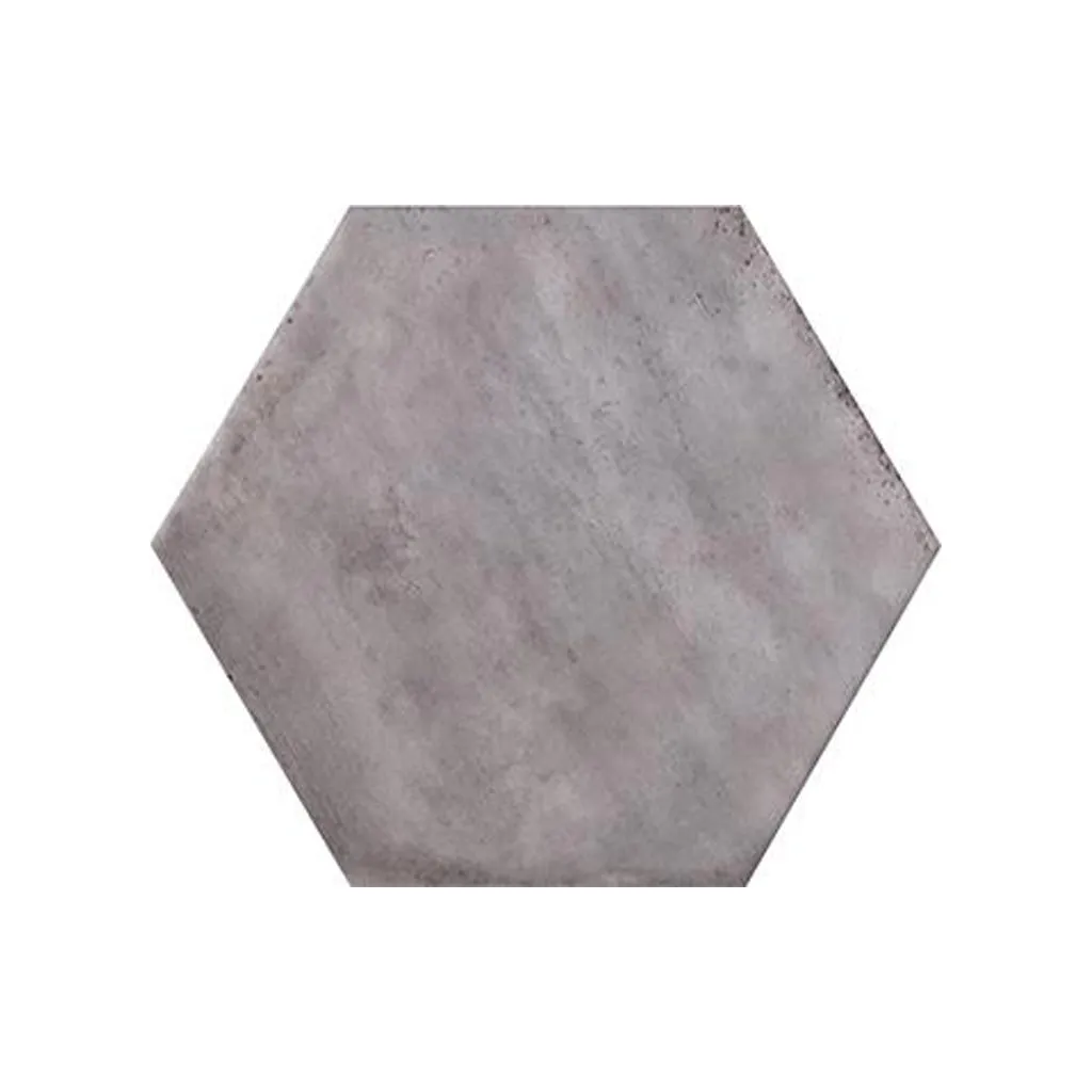 Glossy Grigio, Hexagon - Porcelain Tile