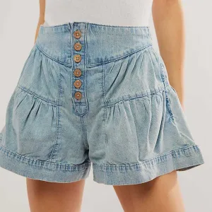 Glow Chic's Denim Shorts With Pockets