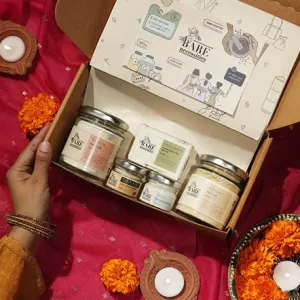 Glow Naturally Skincare Gift Bundle | Handcrafted Festive Diwali Bundle