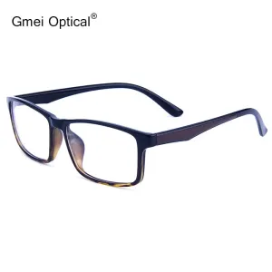 Gmei Men's Eyeglasses Ultralight Tr90 Full Rim Eyewear G6087