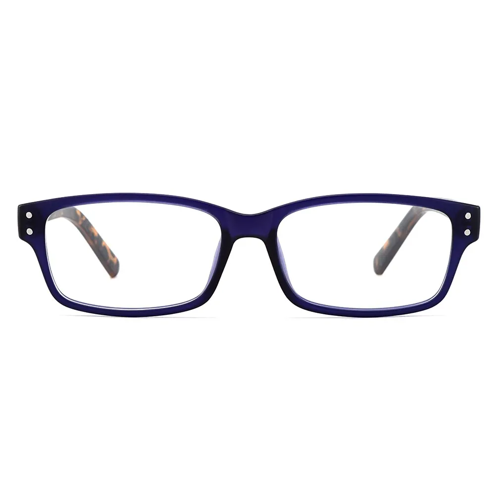 Gmei Unisex Eyeglasses Rectangle Full Rim Plastic Frame H8003