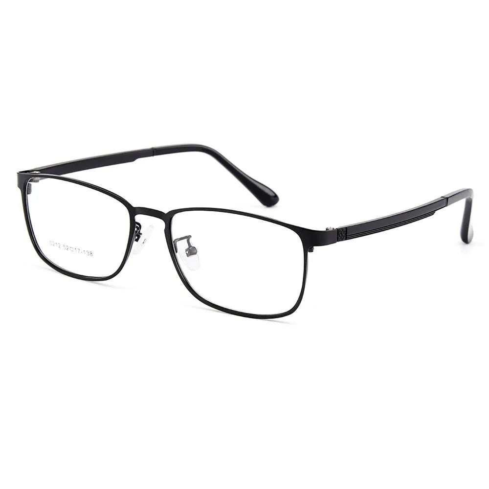 Gmei Unisex Full Rim Rectangle Titanium Alloy Eyeglasses Y0212