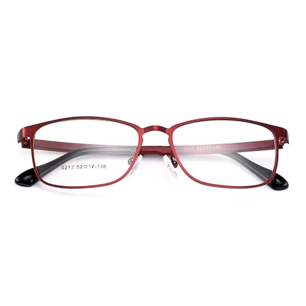 Gmei Unisex Full Rim Rectangle Titanium Alloy Eyeglasses Y0212