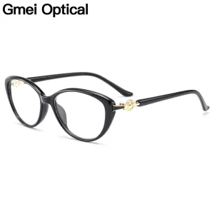 Gmei Women's Eyeglasses Ultralight Tr90 Cat Eye M1537