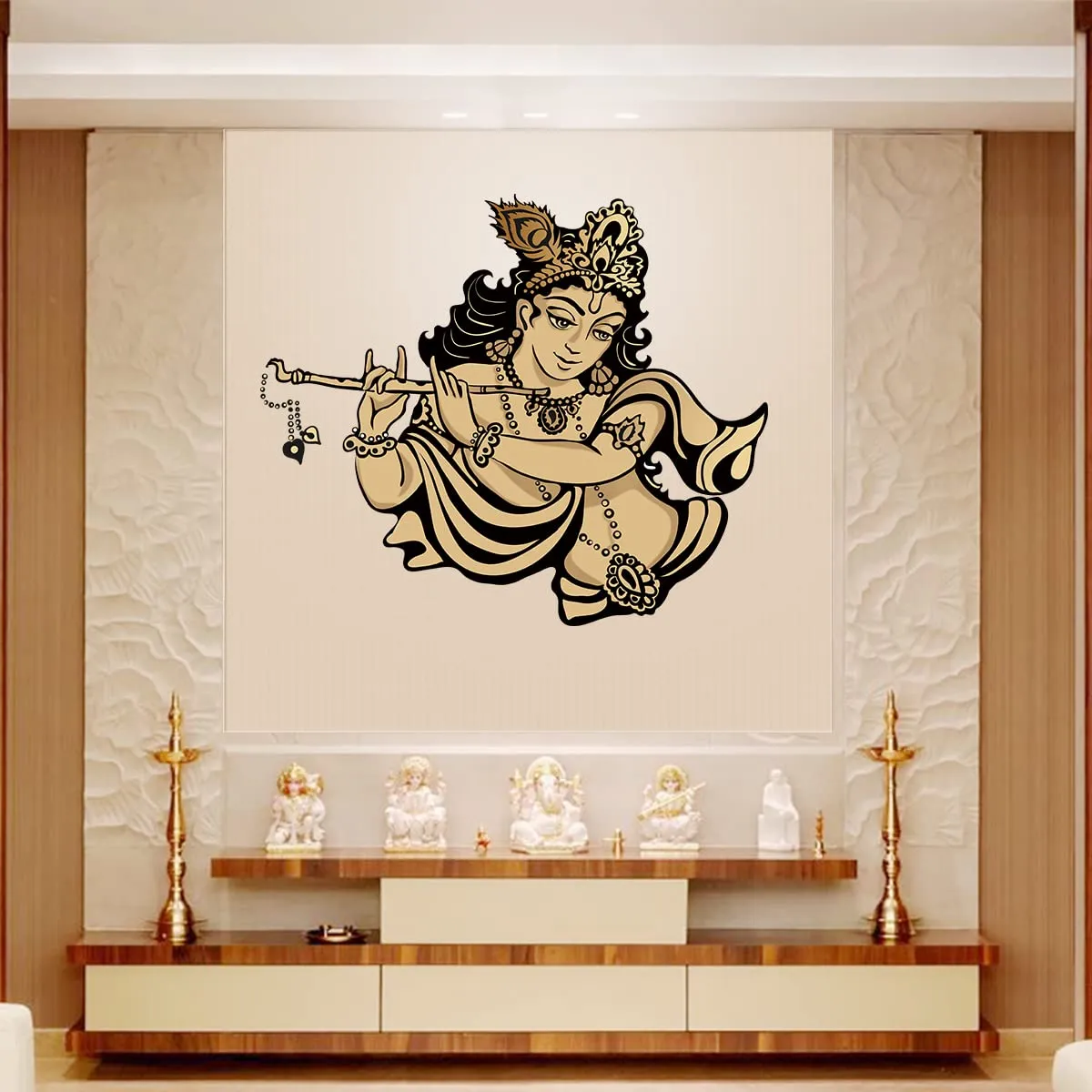 god & god's New Modern Art & Trendy Wall Stickers for Home Decoration, Living Room, Bedroom-1421