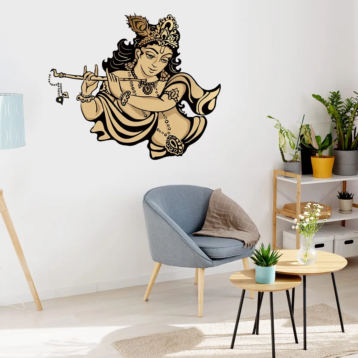 god & god's New Modern Art & Trendy Wall Stickers for Home Decoration, Living Room, Bedroom-1421