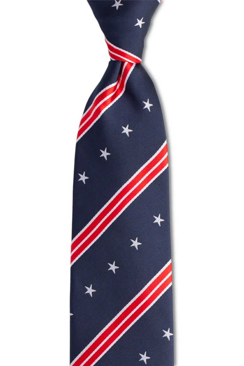 God Bless America Traditional Tie