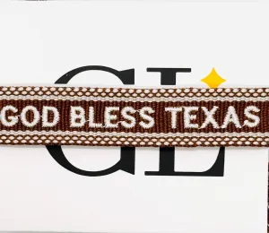 God Bless Texas Team Tassel Bracelet