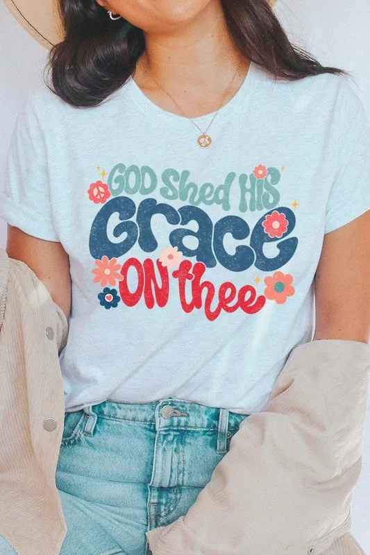 God Shed His Grace On Thee Graphic T Shirts