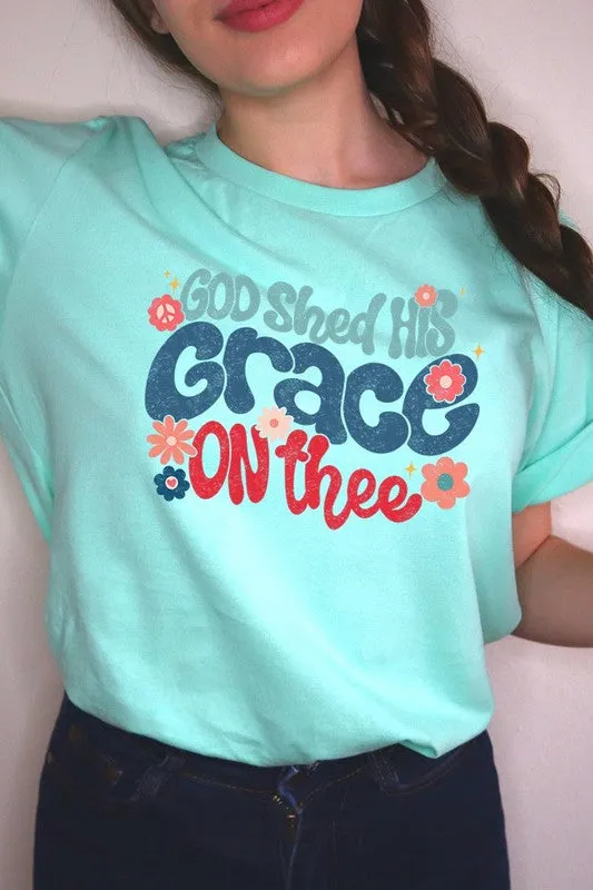 God Shed His Grace On Thee Graphic T Shirts