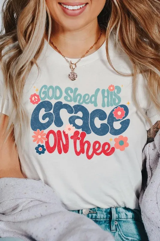 God Shed His Grace On Thee Graphic T Shirts