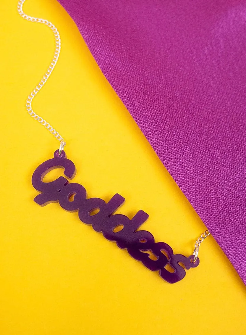 Goddess Necklace - Purple