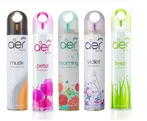 Godrej Aer Musk, Petal, Morning, Fresh, Violet Spray (Pack of 5 x 240 ml)