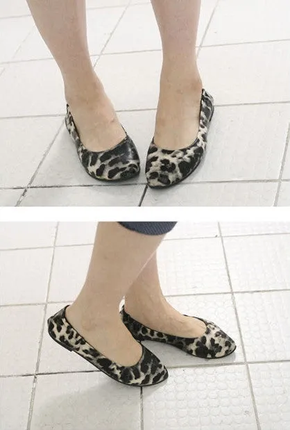 GoGo Flats - Beige Leopard