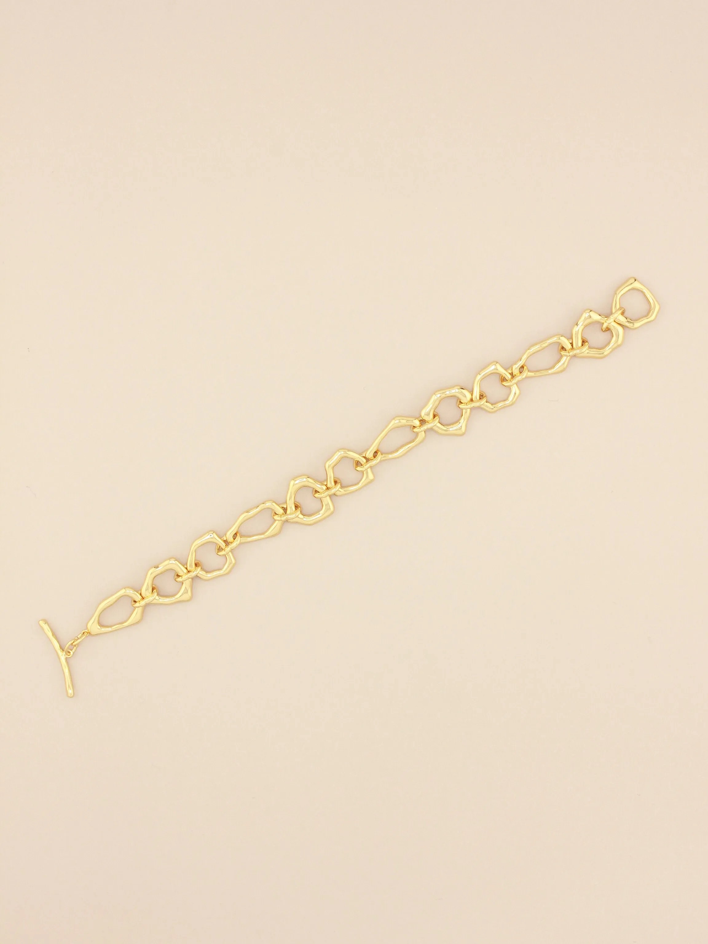 Gold Abstract Bracelet