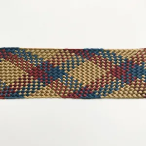 Gold and Burgundy High Quality Decorative Border Trim by the yard