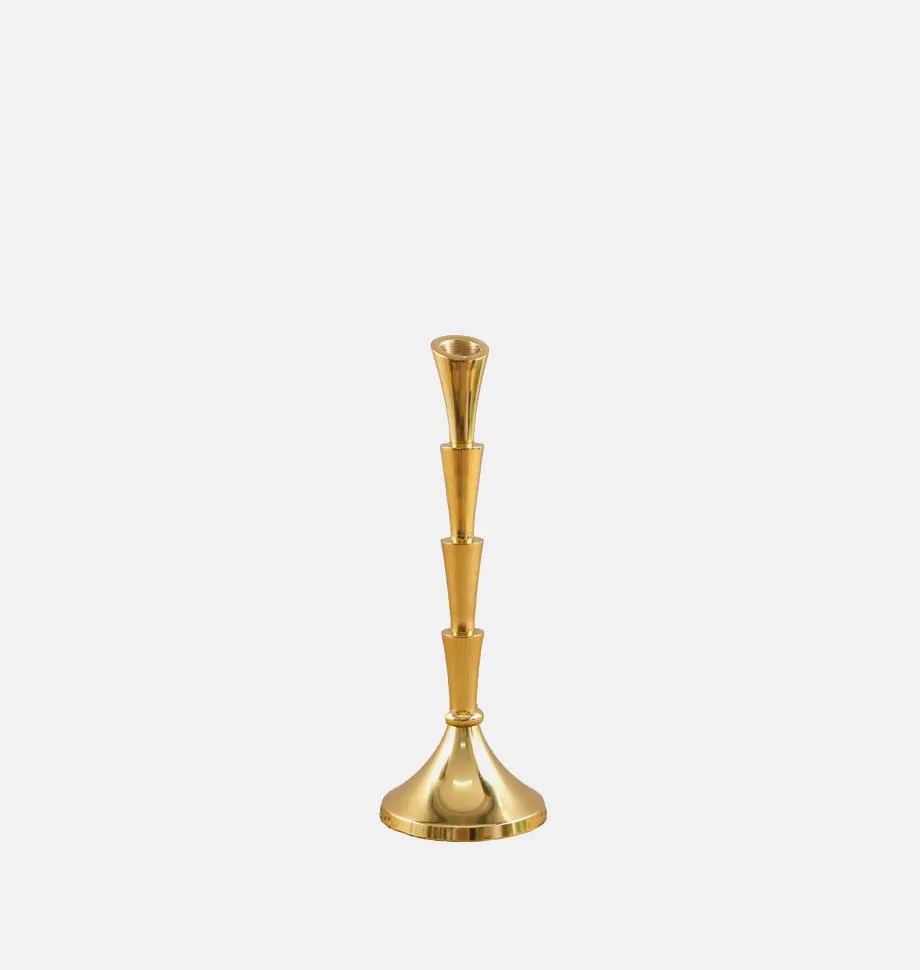 Gold Candlestick Holder Small