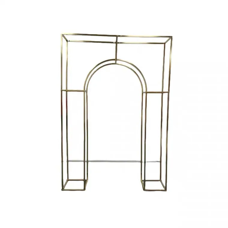 Gold Chrome Korean Door Metal Backdrop Stand(S)