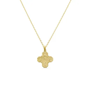 Gold Crucifix Pendant