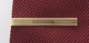 GOLD ETCHED TIE BAR