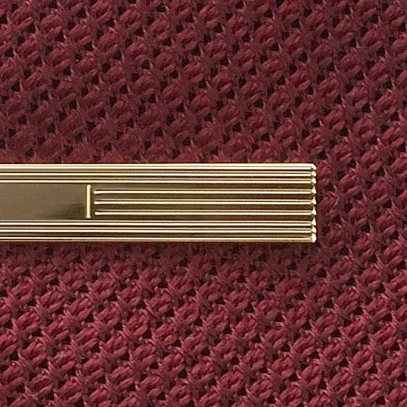 GOLD ETCHED TIE BAR