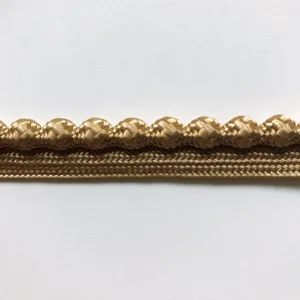 Gold High Quality Decorative Lip Cord Trim by the yard