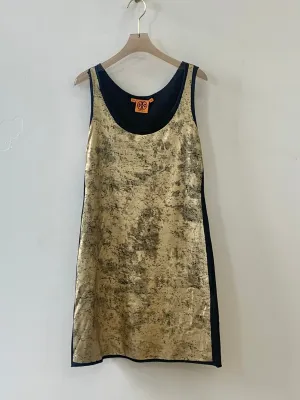 Gold Lamé Tory Burch Dress