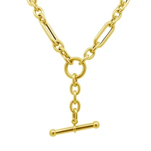 Gold Link Toggle Lariat