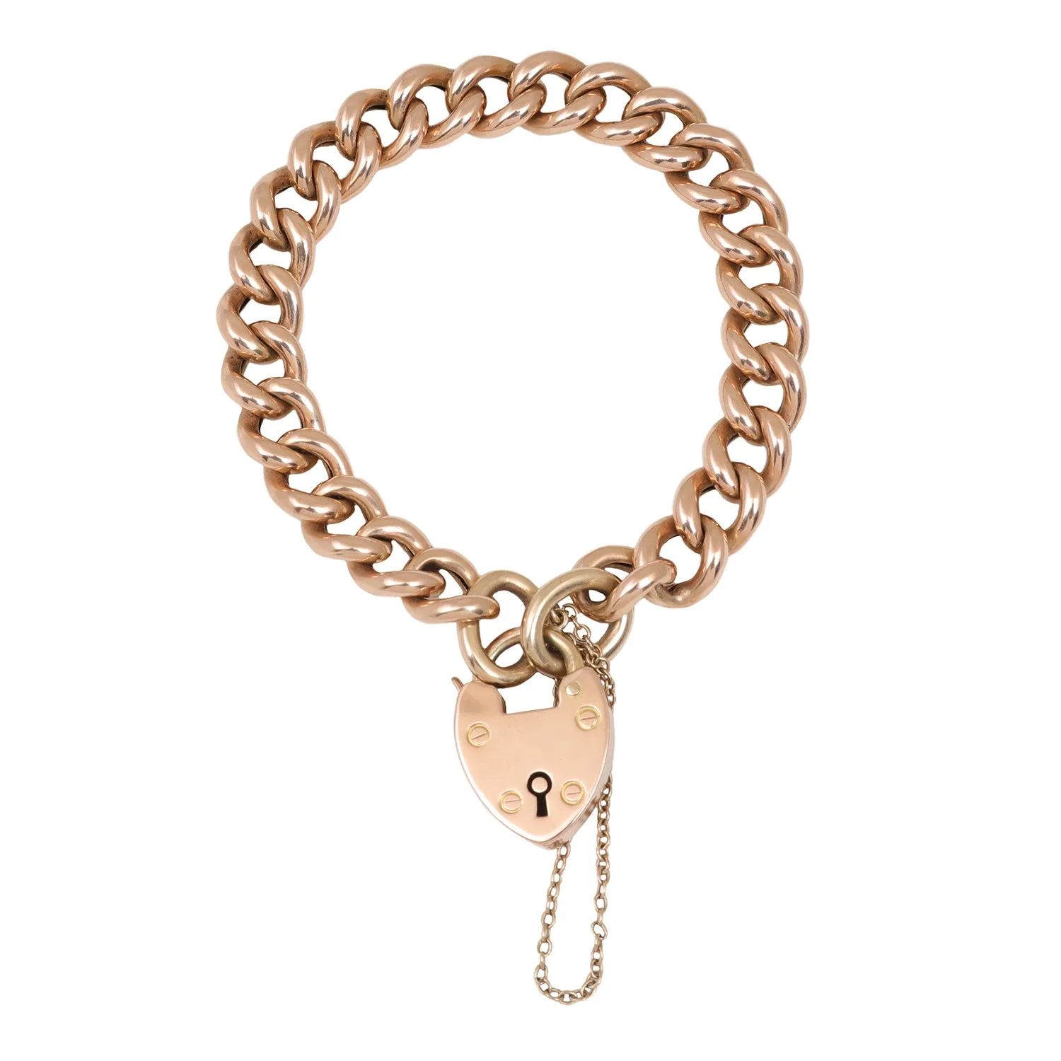 Gold Love Locket Heart Bracelet