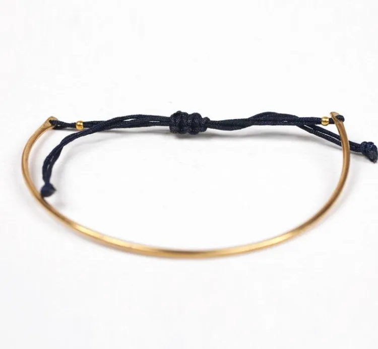 Gold Luna Bracelet In Black By Bohemia Designs