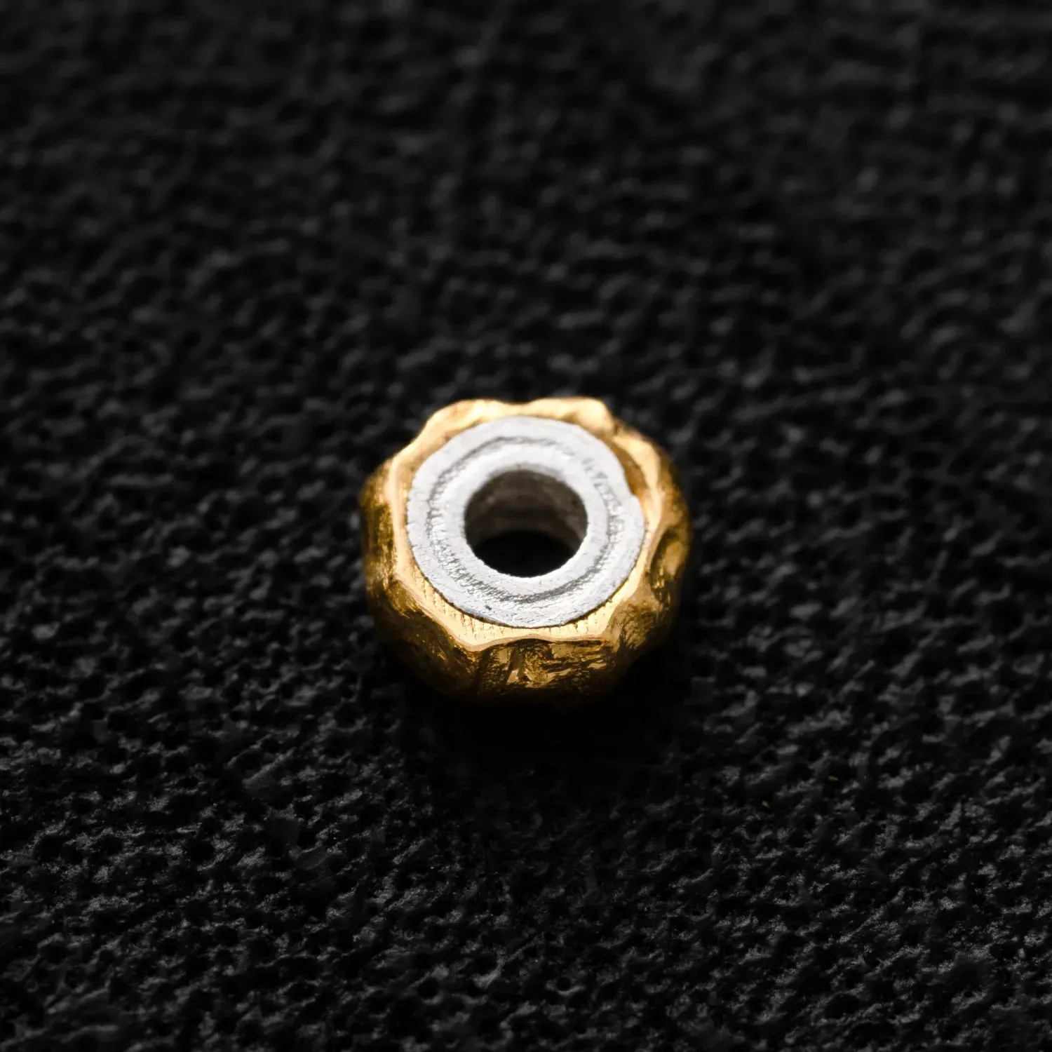 Gold Nugget Bead