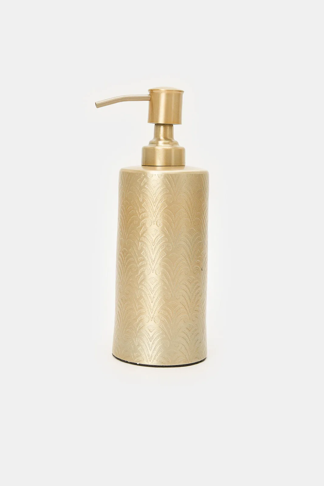 Gold Palm Aluminum Soap Dispenser