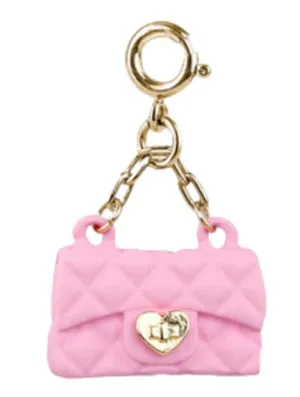 Gold Pink Purse Charm