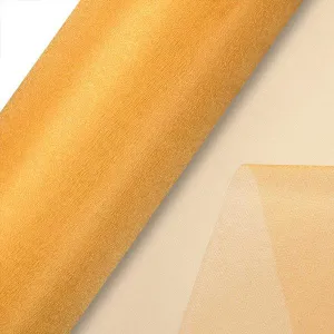 Gold Plain Organza