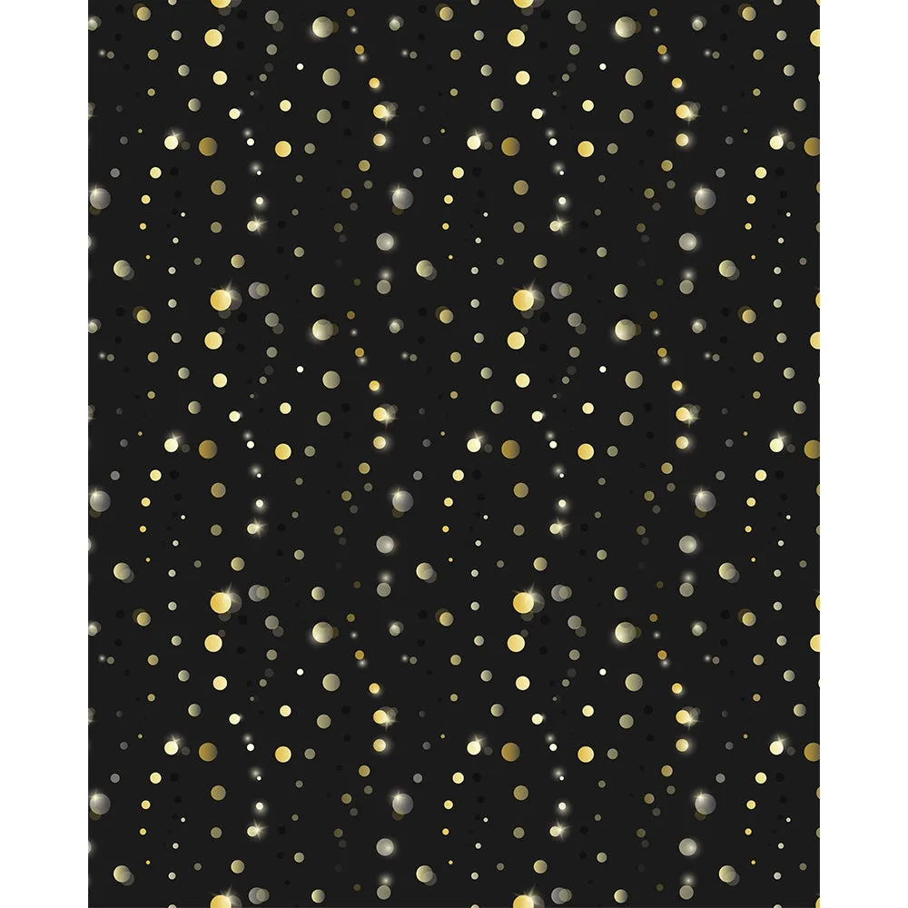 Gold Sprinkles Printed Backdrop