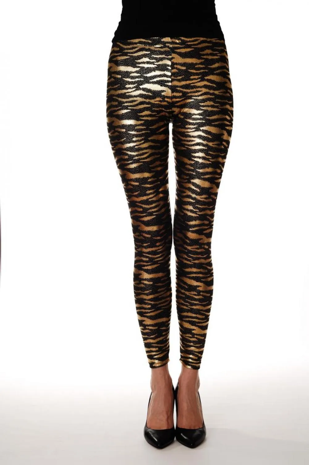 Gold Tiger Print