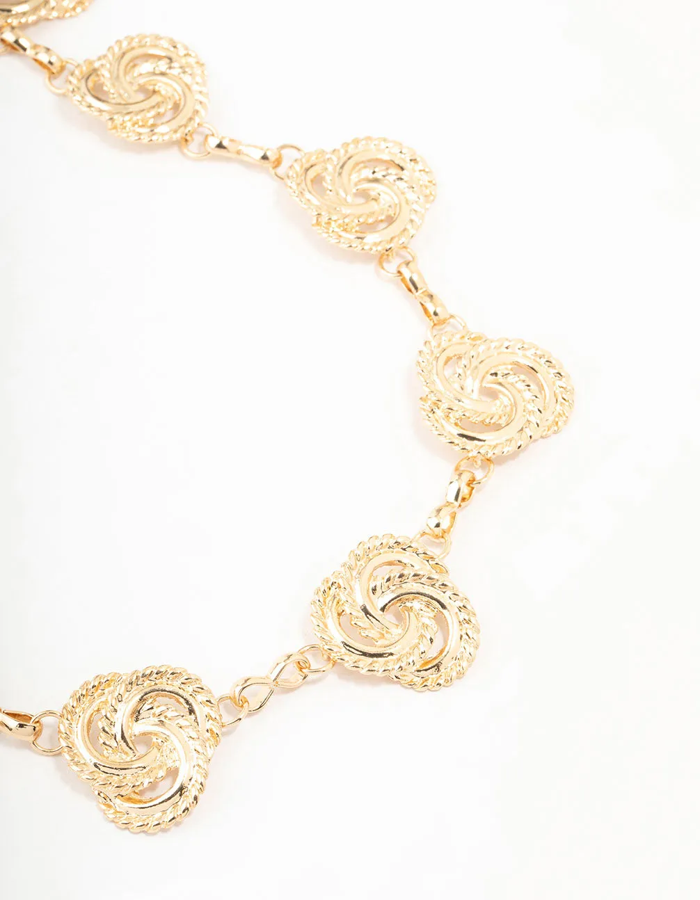 Gold Triple Link Vintage Belt