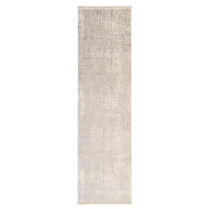 Golden Abstract Runner Rug