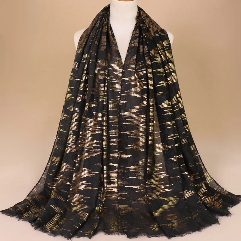 Golden Beats Cotton Shawls