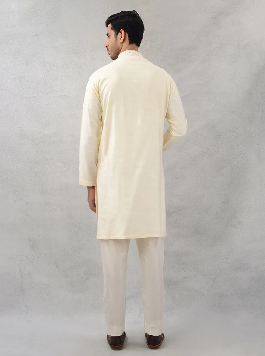 Golden Beige Kurta Pajama | TULA