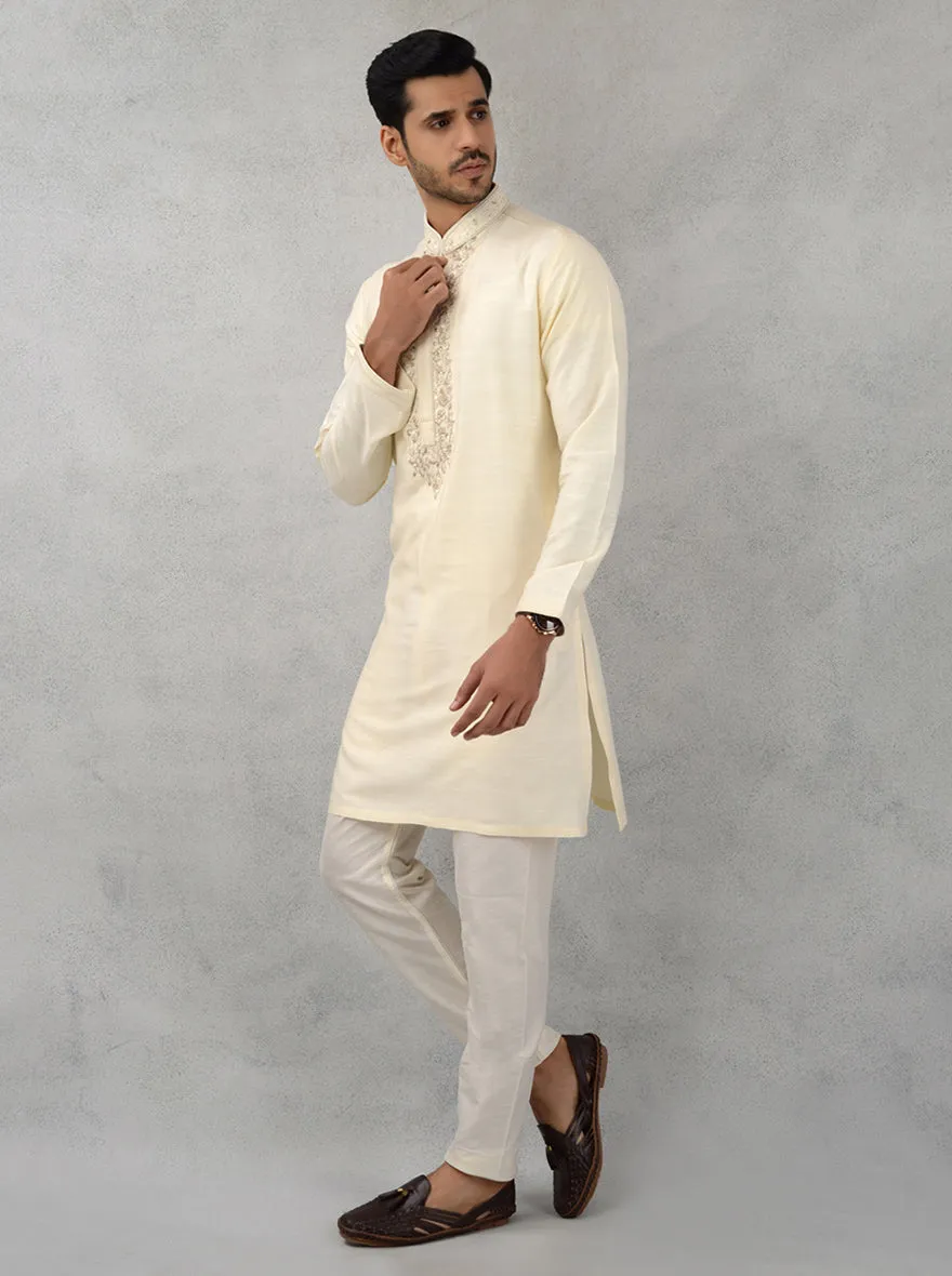 Golden Beige Kurta Pajama | TULA