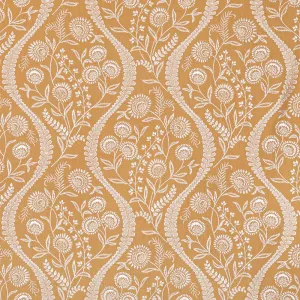 Golden Embroidered Fabric