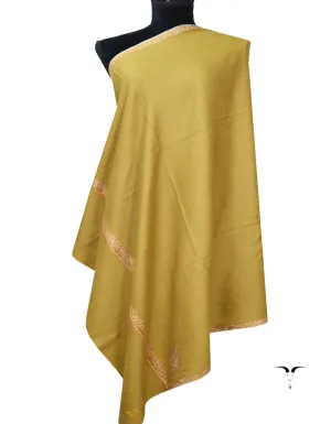 Golden Embroidery Pashmina Shawl 7180