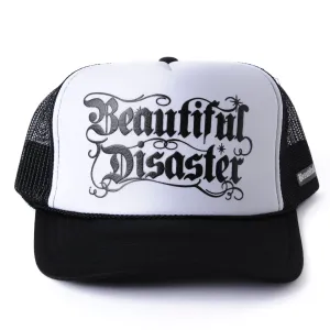 Golden Goddess Trucker Hat - Wht/Black