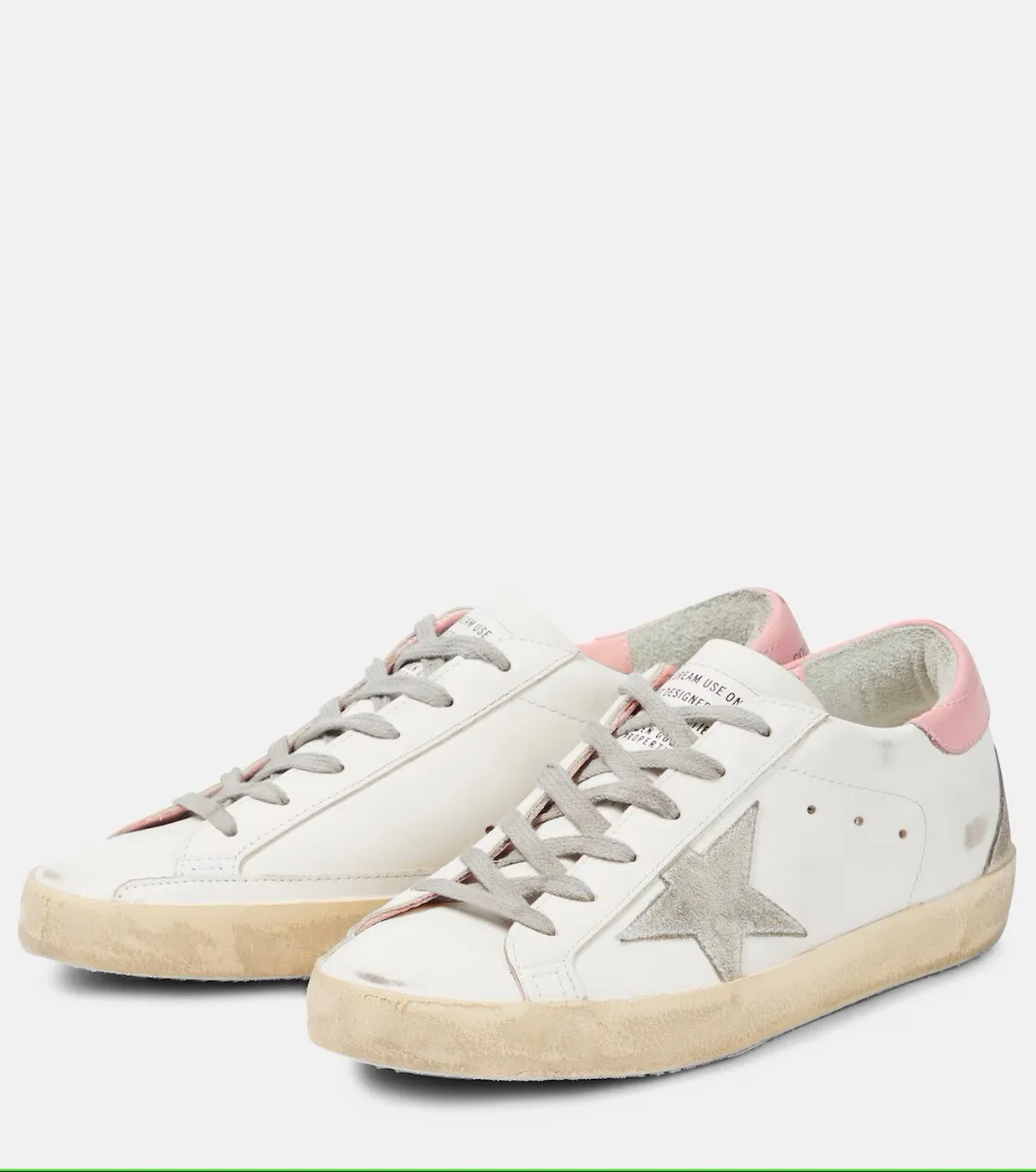 Golden Goose - Sneakers Super-Star - Blanc/Glace/Rose Clair