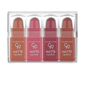 Golden Rose Matte Lipstick 4 Pcs Set Mix