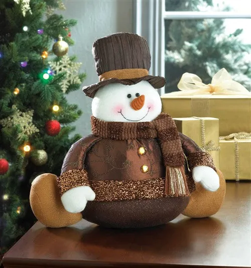 Golden Sparkle SNowman