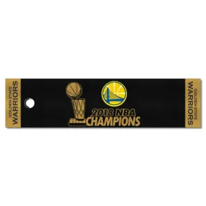 Golden State Warriors 2018 NBA Champions Putting Green Mat - 1.5ft. x 6ft.