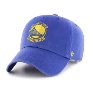 Golden State Warriors 47 Brand Royal Blue Clean Up Adjustable Slouch Hat Cap